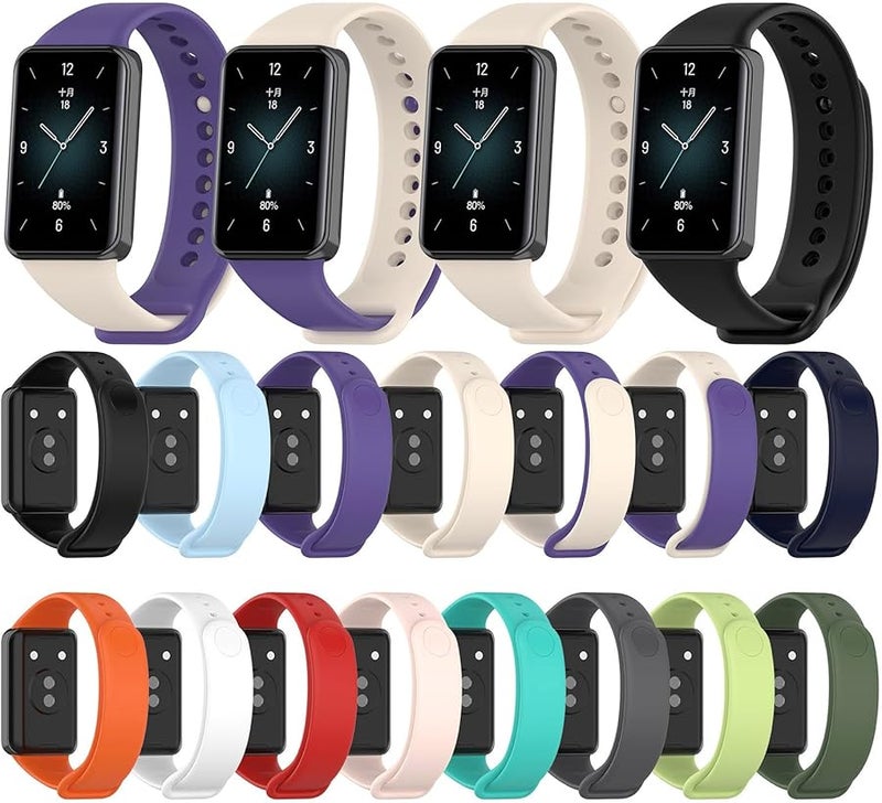 Purple Starlight Silicone Replacement Watch Band For Band 9 Smartwatch Accessory - Image 5